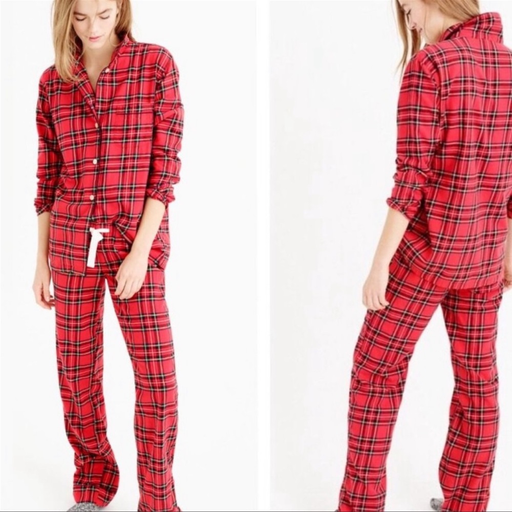 NWT Victoria’s Secret Holiday/Christmas Checkered Flannel Pajamas size XS